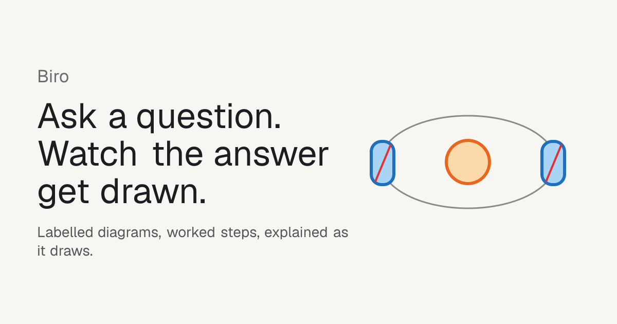 I built an AI tutor that draws diagrams and equations on an editable whiteboard